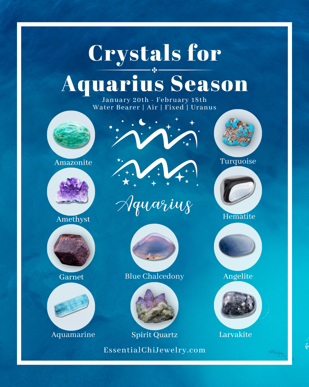 Crystals for Aquarius