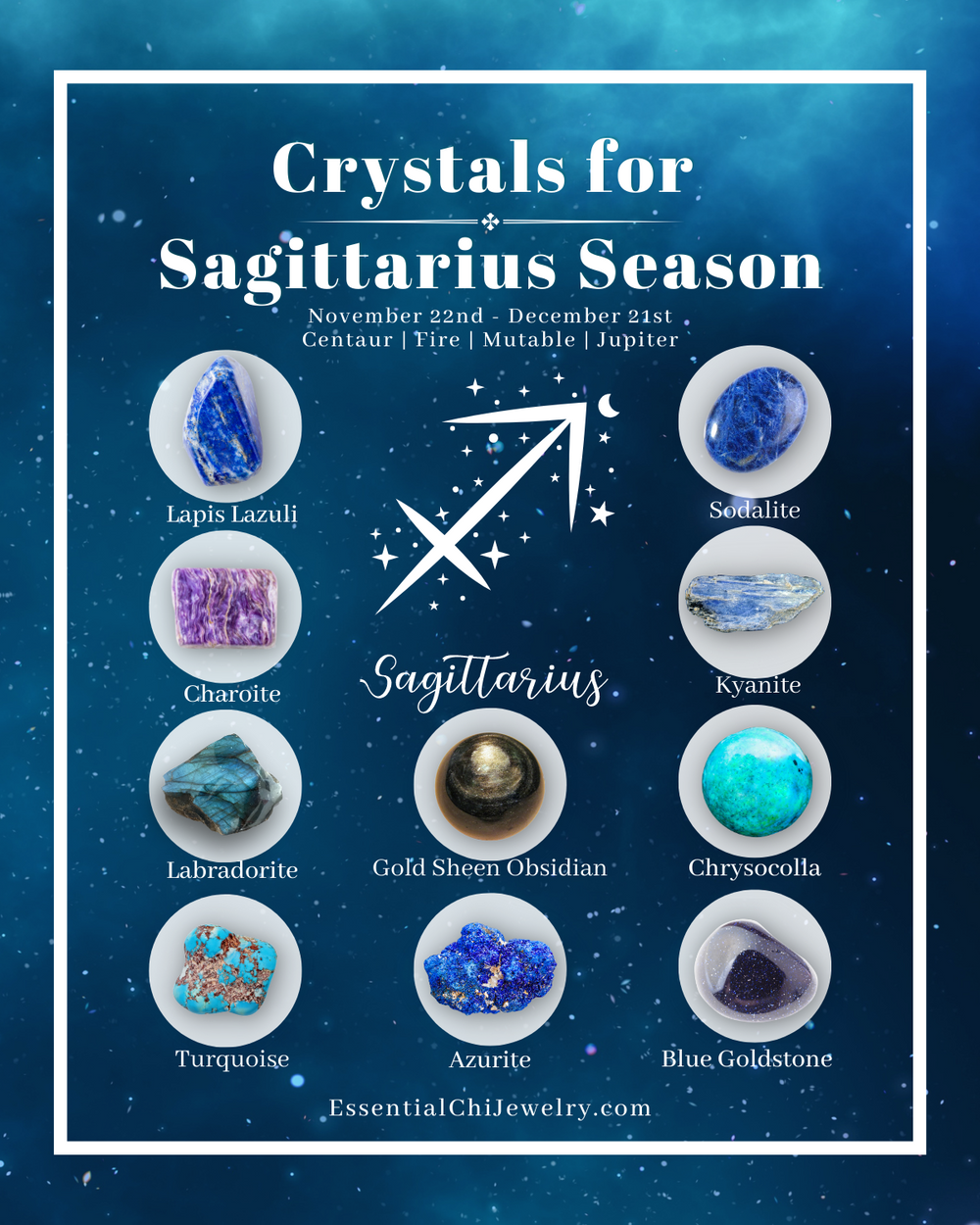 Crystals for Sagittarius