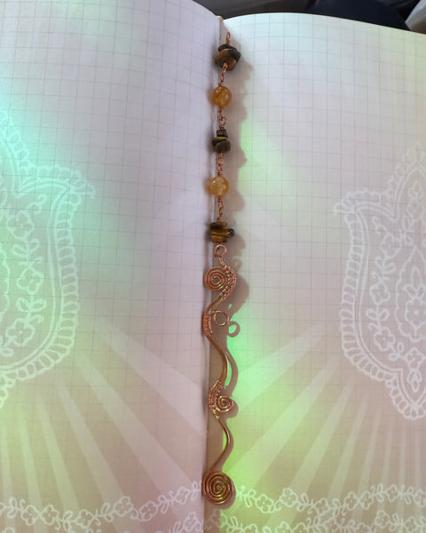 Copper bookmark for Kirstie