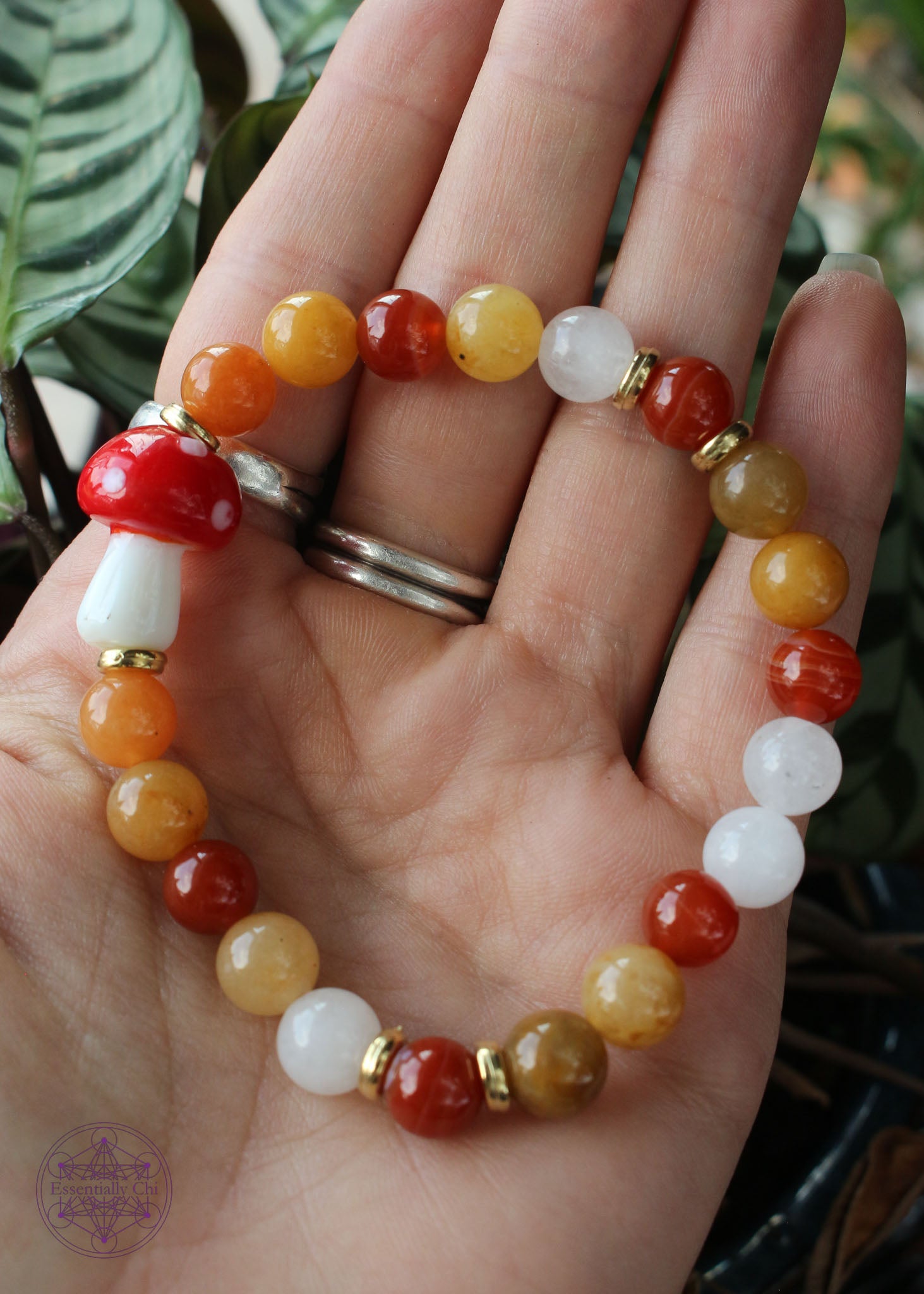 Amanita Crystal Stretch Bracelet