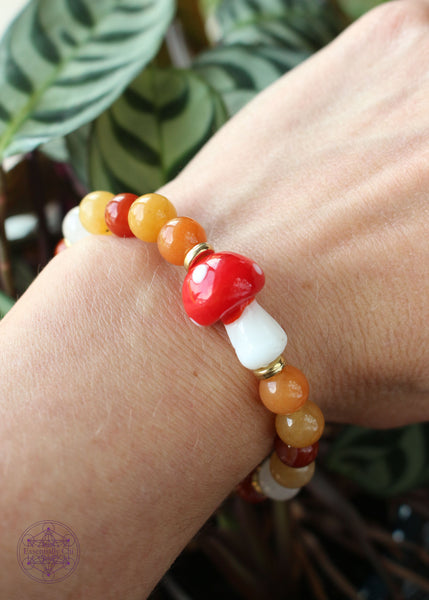 Amanita Crystal Stretch Bracelet