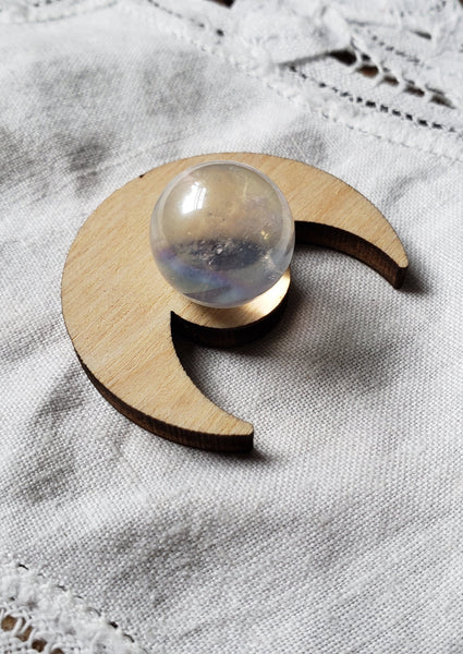 Crescent Moon Sphere Stand