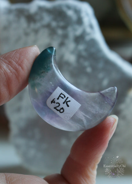 If you need a boost of energy or are feeling stagnate lately, fluorite is a powerful crystal to help clear stagnate energy and clear brain fog. Fluorite crystal for mental clarity and promoting peace. Blue Fluorite calms emotions and stimulates clear communication. Green Fluorite balances hormones and connects the heart and mind. Purple Fluorite activates the crown chakra & advances your spiritual awakening. Clear fluorite activates third-eye & crown chakras while enhancing psychic abilities.
