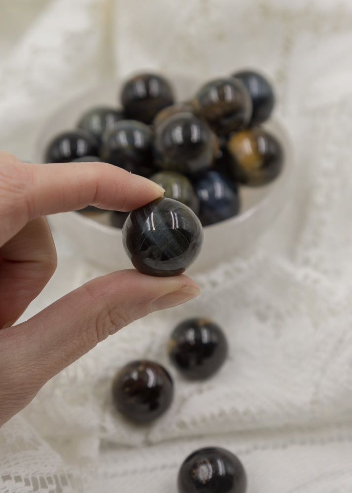 Blue Tiger Eye Mini Sphere 23mm