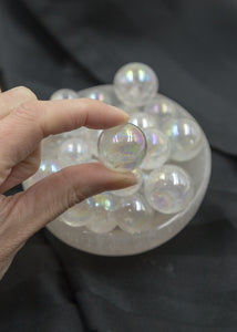 Angel Aura Quartz Mini Sphere