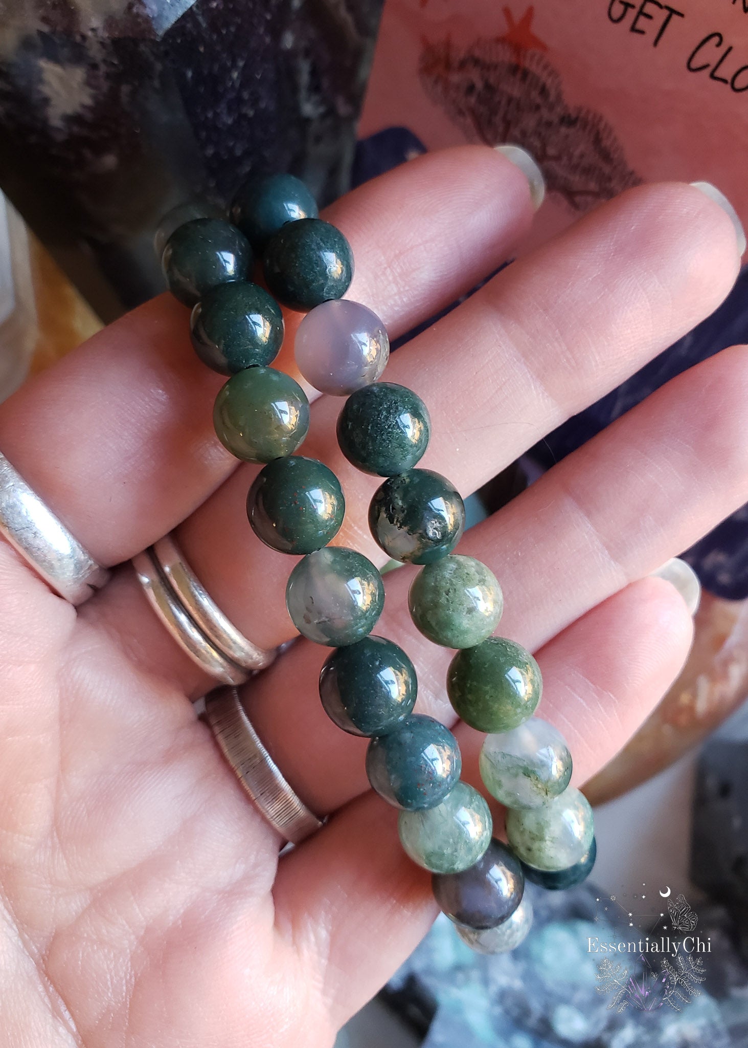 Moss Agate Bracelet