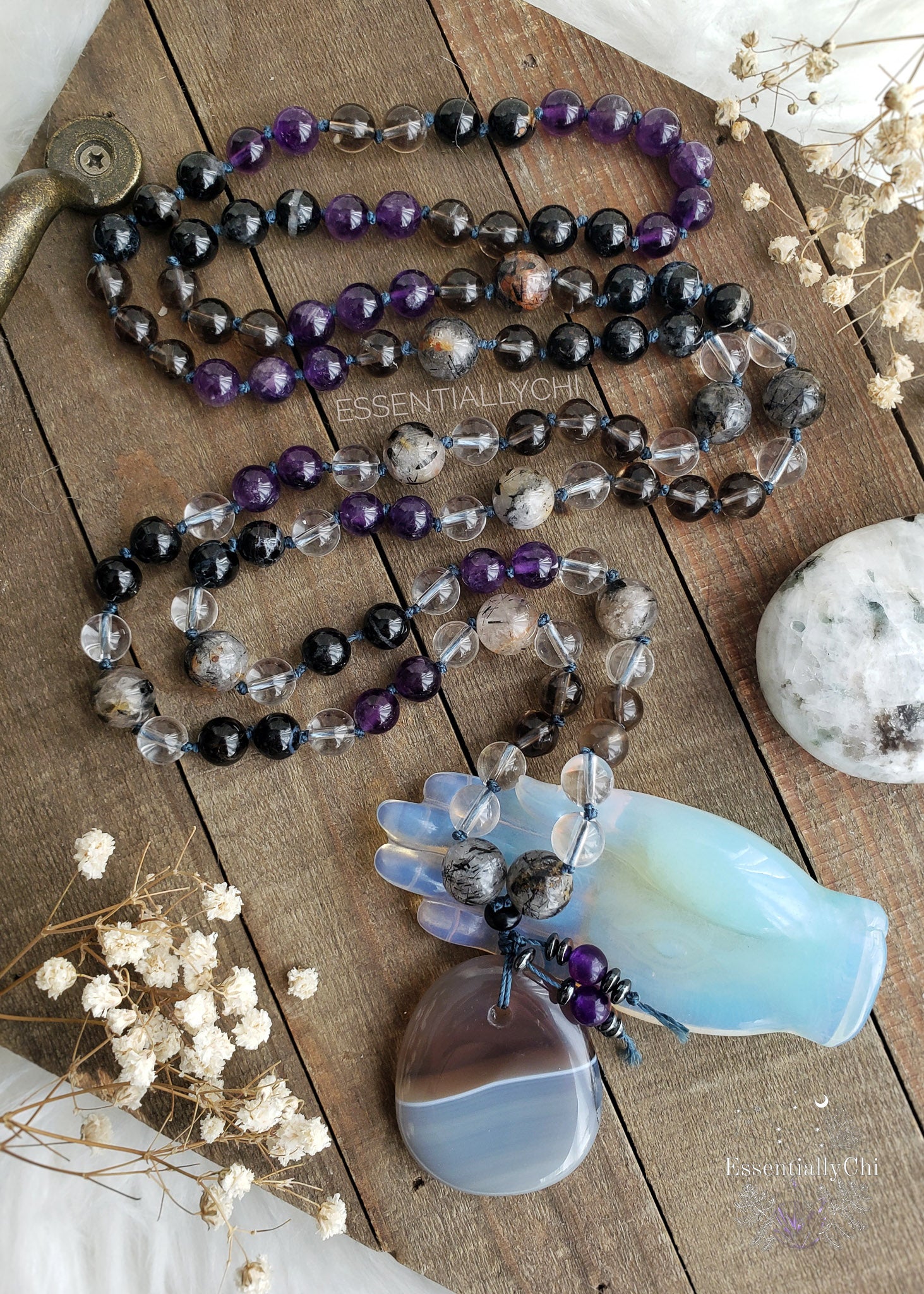 Psychic Shield 108 Bead Mala