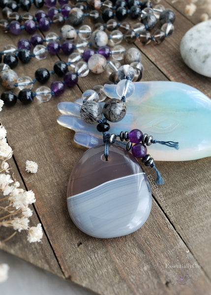 Psychic Shield 108 Bead Mala