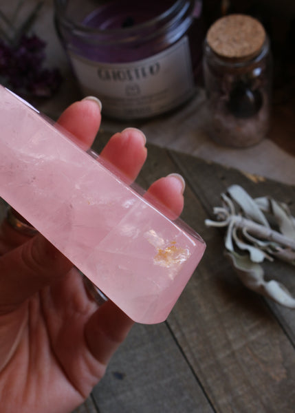Rose Quartz Moon Bowl 51RE